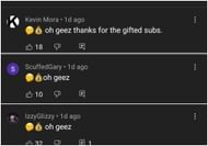"Oh geez" filled Poki's chat to meme what may as well be Sykkuno's catchphrase (Image via YouTube)